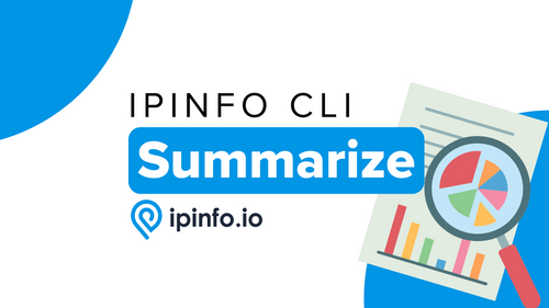 IPinfo CLI: Summarize IPs sub-command
